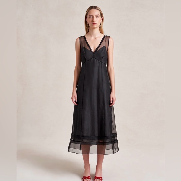 La Ligne Dresses & Skirts - NWT La Ligne x Dianna Agron Audrey Dress in Black Size 10